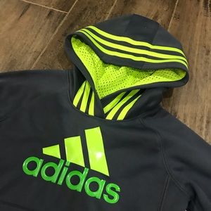 NWT Adidas Fleece Hoodie Unisex Kid Size 4.
